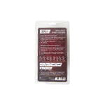 Двусторонний вибромассажер Black&Red by Toyfa, силикон, красный, 21 см