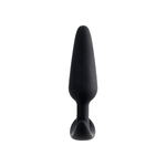 Набор анальных втулок TOYFA POPO Pleasure Eridani, силикон, черный, 3  шт.
