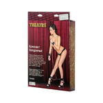 Комплект бондажный TOYFA Theatre, кожанный, черный
