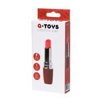 Вибромассажер A-Toys by TOYFA Lipstick, ABS пластик, красный, 9 см