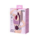 Вагинальный шарик JOS WILD CHERRY, силикон, бордовый, 13 см