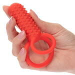 Перезаряжаемая вибронасадка для двойного проникновения Silicone Rechargeable Vertical Dual Enhancer