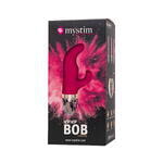 Вибратор Mystim Hop Hop Bob силикон,бордовый, 16,5 см