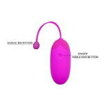 Вибромассажер-яичко, управл. от смартфона или через Bluetooth, перезаряж.,12 ф-ций