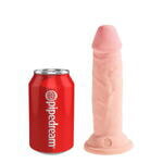 Фаллоимитатор на присоске King Cock Plus 6 Triple Density Cock - Flesh