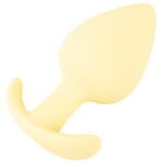 Анальная пробка мини Cuties жёлтая
