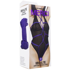 Верёвка для связывания и фиксации MERCI BIND &amp TIE, 15,24 м, фиолетовая