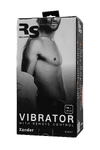 Вибратор с пультом ДУ RealStick Elite Vibro Xander, TPR, телесный, 10 режимов вибрации, 20 см